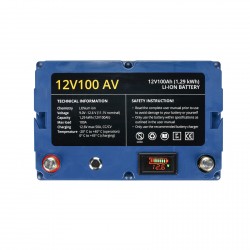 Rebelcell 12V 100 AV li-ion akumuliatorius 1,29 kWh