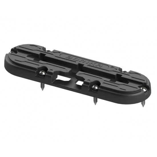 BORIKA TRk150 T-track bėgelis kietam paviršiui, 150 mm, juodas