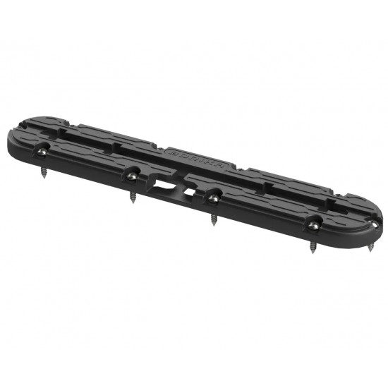 BORIKA TRk255 T-track bėgelis kietam paviršiui, 255 mm, juodas