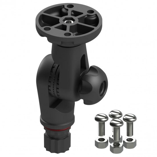 BORIKA TAm218 sukiojama ir pakreipiama platforma įrangai, 63 mm, juoda