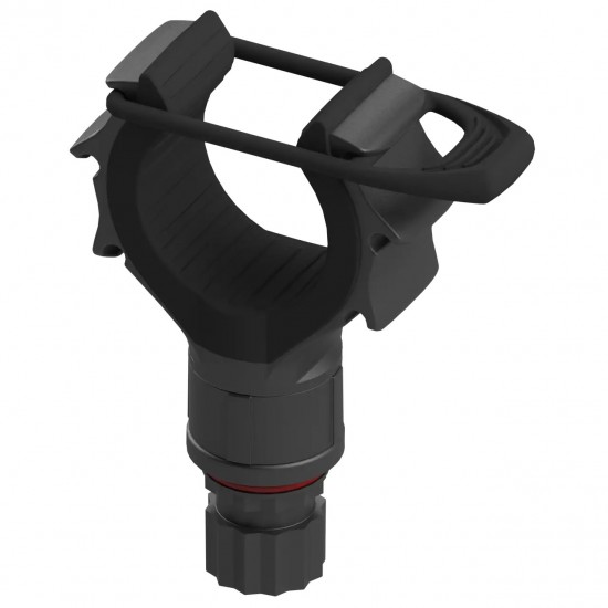 BORIKA Rh100 universalus laikiklis 20–50 mm skersmens daiktams, juodas