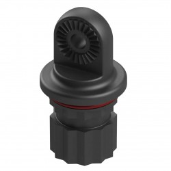 BORIKA At221 tvirtinimo adapteris su 6 mm skersine anga, juodas