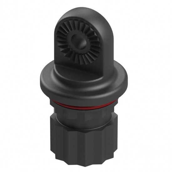 BORIKA At221 tvirtinimo adapteris su 6 mm skersine anga, juodas