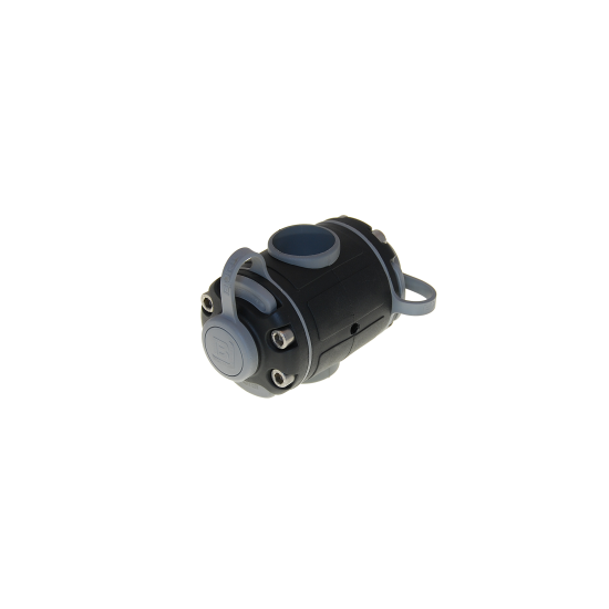 BORIKA Mounting System with Two Mounts for Installation of Accessories on Ø 30 / 32 mm Tubes and Rails black FMr232