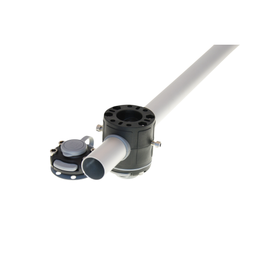 BORIKA Mounting System with Two Mounts for Installation of Accessories on Ø 30 / 32 mm Tubes and Rails black FMr232